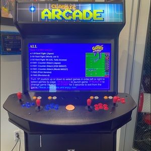 4 Player Slim Stand Up Arcade Machine